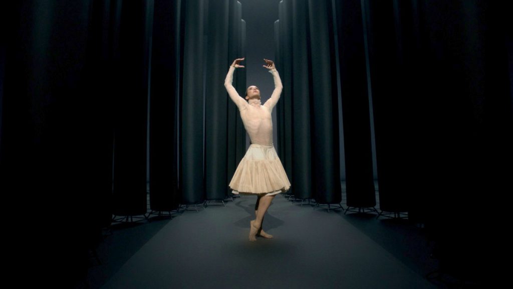 Film still from "2020" dance film with Diana Vishneva at SFDFF 2021