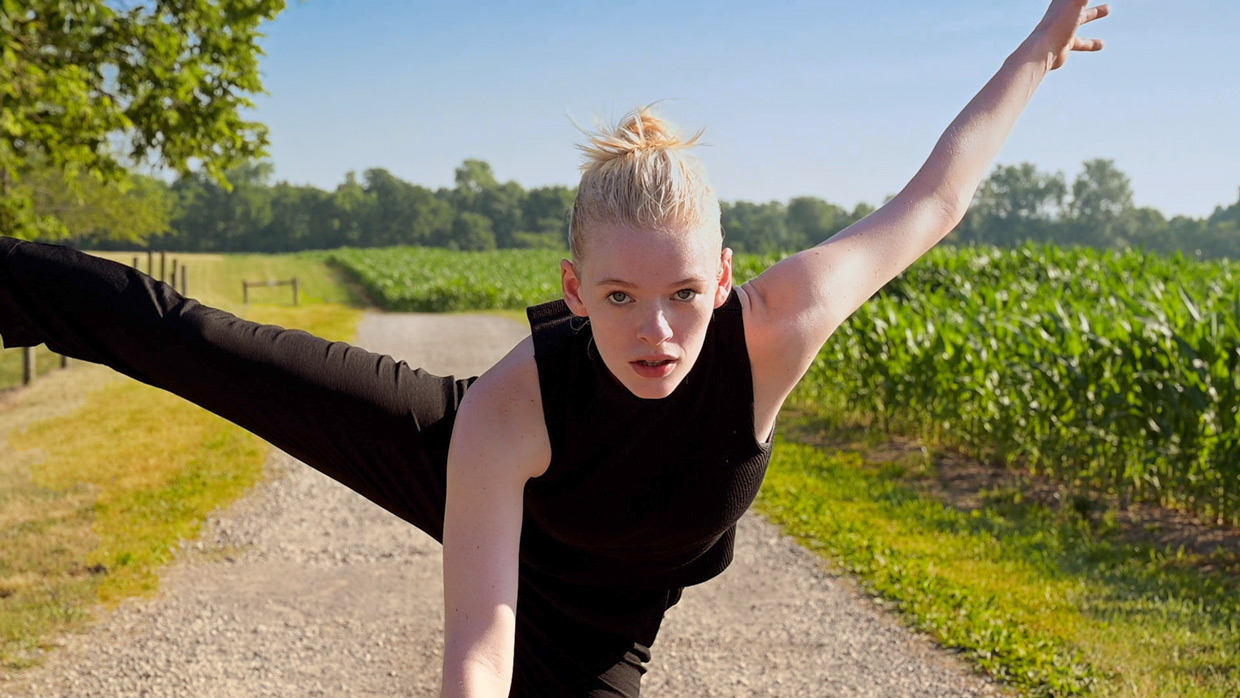 Still from "Attention Span" by Mitchell Rose dance film at SFDFF 2021