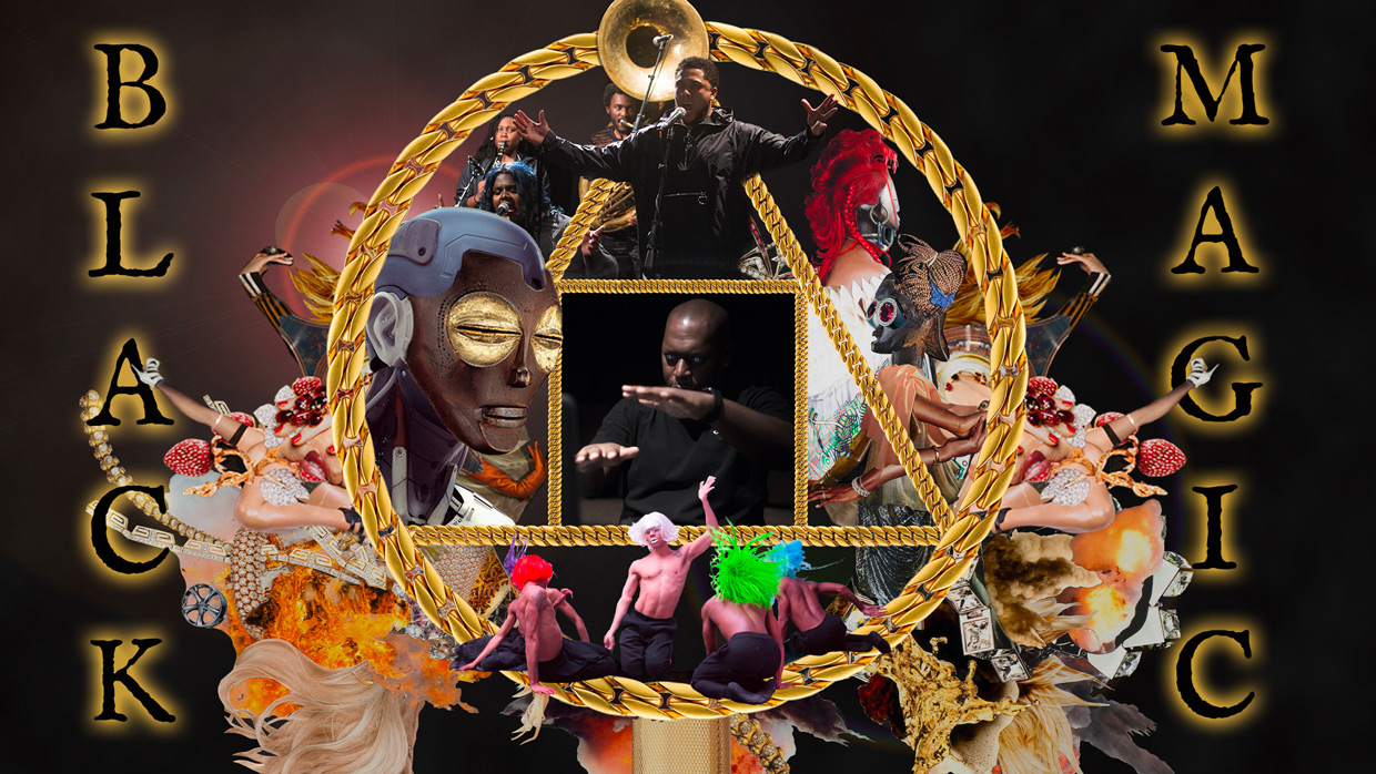 Promo image for Black Magic by Rashaad Newsome Live Capture at SFDFF 2021
