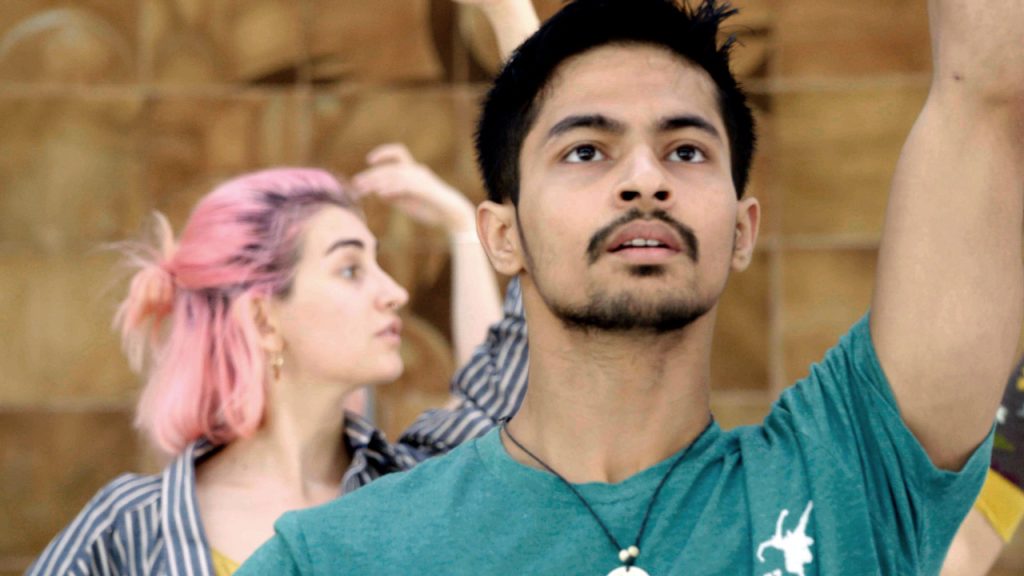 CALL ME DANCER Manish in Israel in class (c) Shampaine Pictures