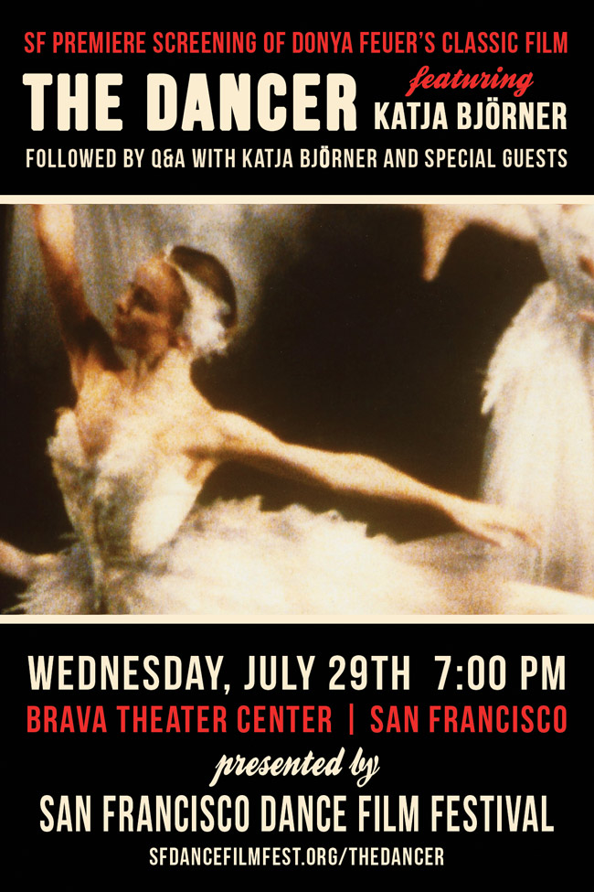 SFDFF, Katja Björner, The Dancer to appear at NYC MoMA's film series