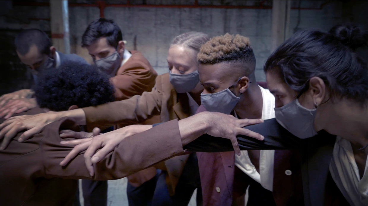 Still from Los Perros del Barrio Colosal by Omar Román De Jesús dance film at SFDFF 2021