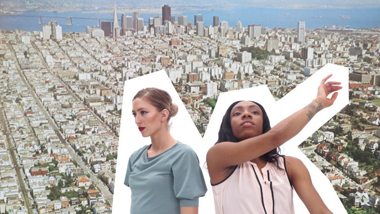Still from People in Cities by Rosie Trump dance film at SFDFF 2021